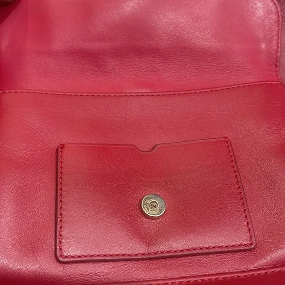 VTG Leather Coach Charlie Hobo Classic Dark Red Shoulder Bag - Picture 15 of 17